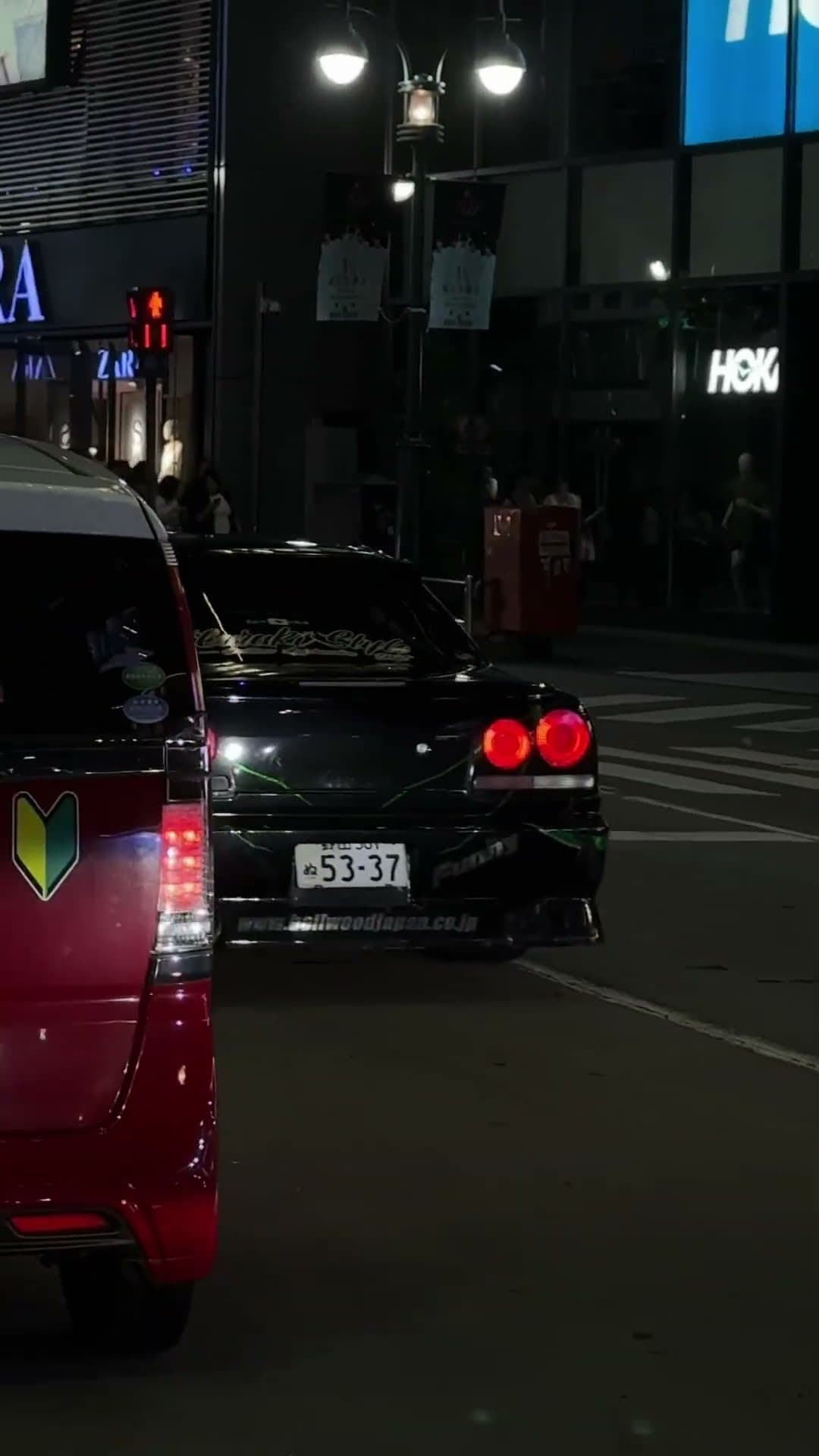 GT-R R34 at Shibuya Crossing
